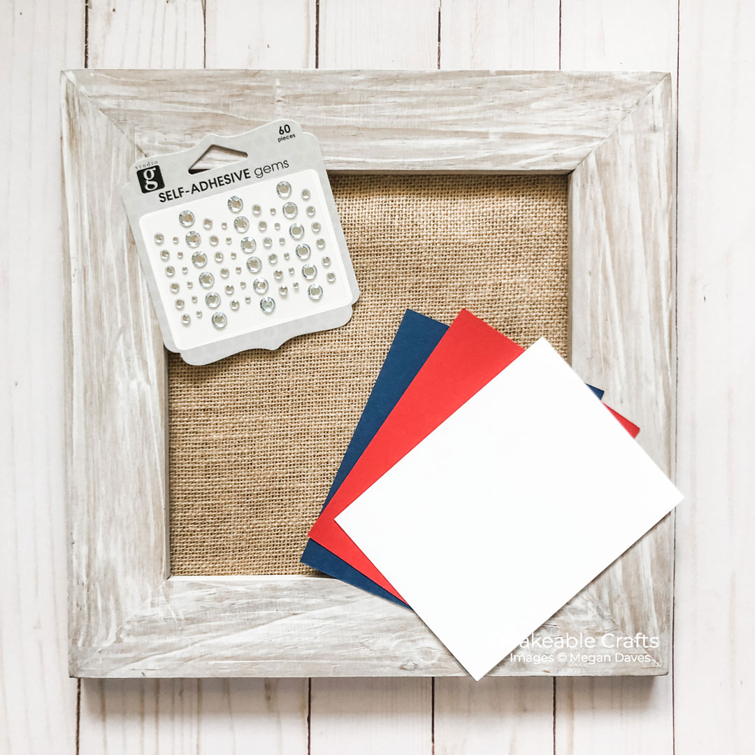 supplies for your american flag craft